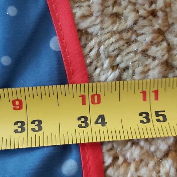 NWOT Medium "Merry Christmas" Tree Skirt With Decorative House & Snowman Scene - Picture 2 of 2